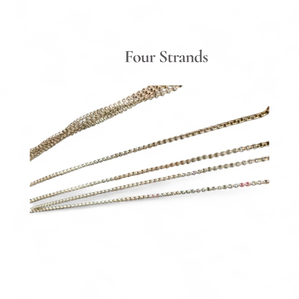 Petals of Color Necklace Sterling Signatures by Joseph Esposito Five Extra Beads - Picture 11 of 16